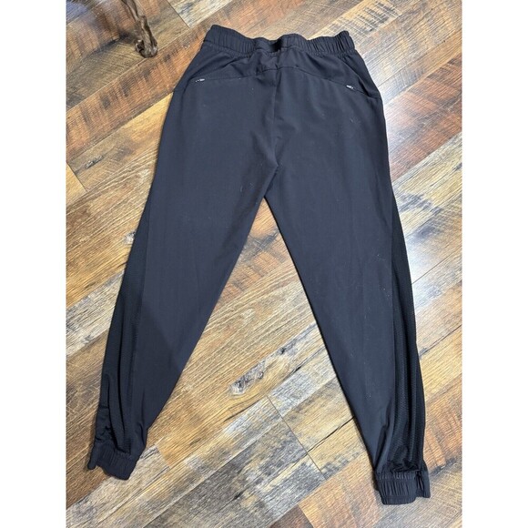 Athleta Quest Jogger Women’s 4 Belted Pants Black Mesh Sides Stretch Active - Picture 6 of 6